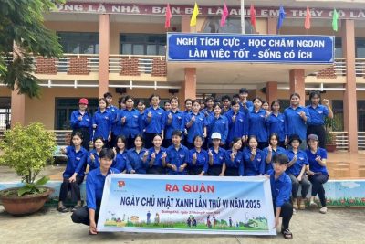 HƯỞNG ỨNG NGÀY CHỦ NHẬT XANH LẦN THỨ VI VÀ HƯỞNG ỨNG CHIẾN DỊCH LÀM CHO THẾ GIỚI SẠCH HƠN NĂM 2025