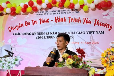 TRAO GIẢI HỘI DIỄN VĂN NGHỆ CHÀO MÙNG 43 NĂM NGÀY NHÀ GIÁO VIỆT NAM (20/11/1982-20/11/2025)